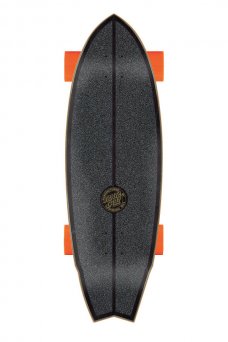 Santa Cruz - Flame Dot Shark Surf Skate 9.85in x 31.52in Carver
